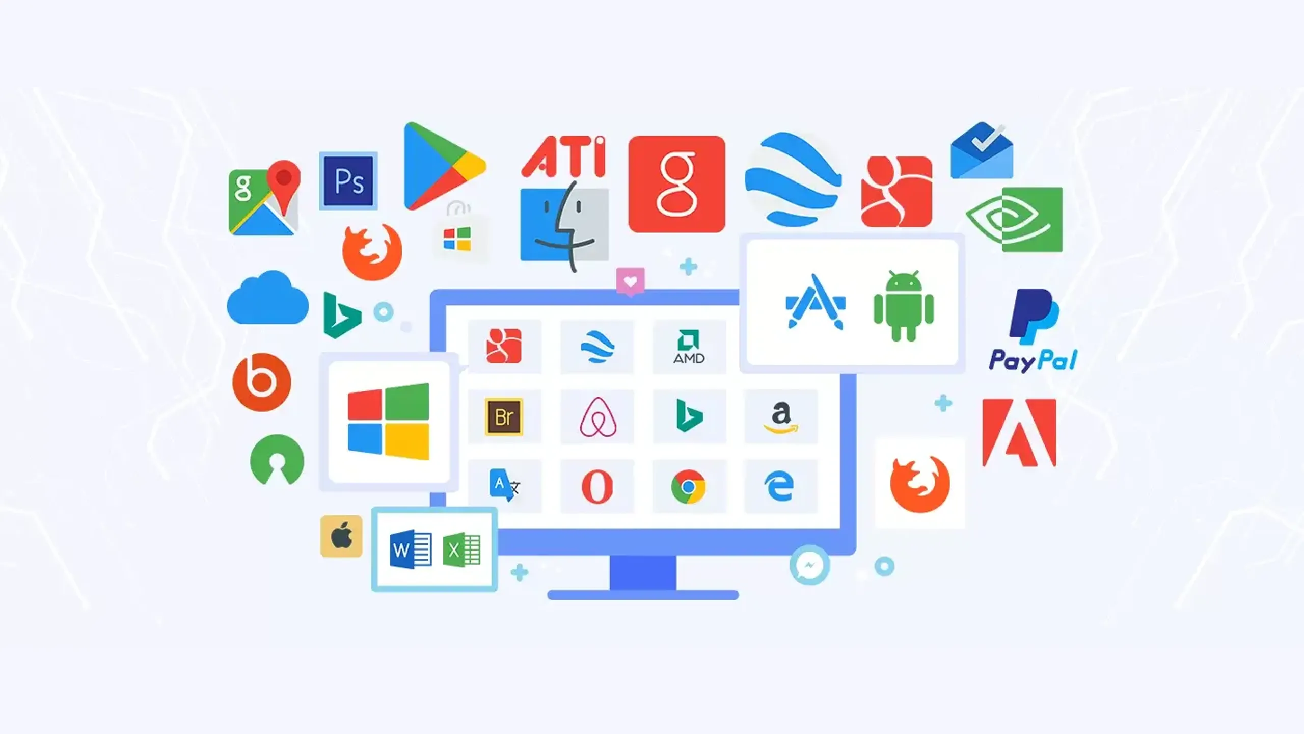 do you need software a bunch of different logos